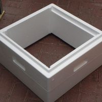 Segeberger Zarge, ohne Auflageschienen,Styropor